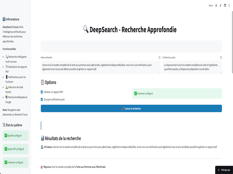 projet python deepsearch langchain
